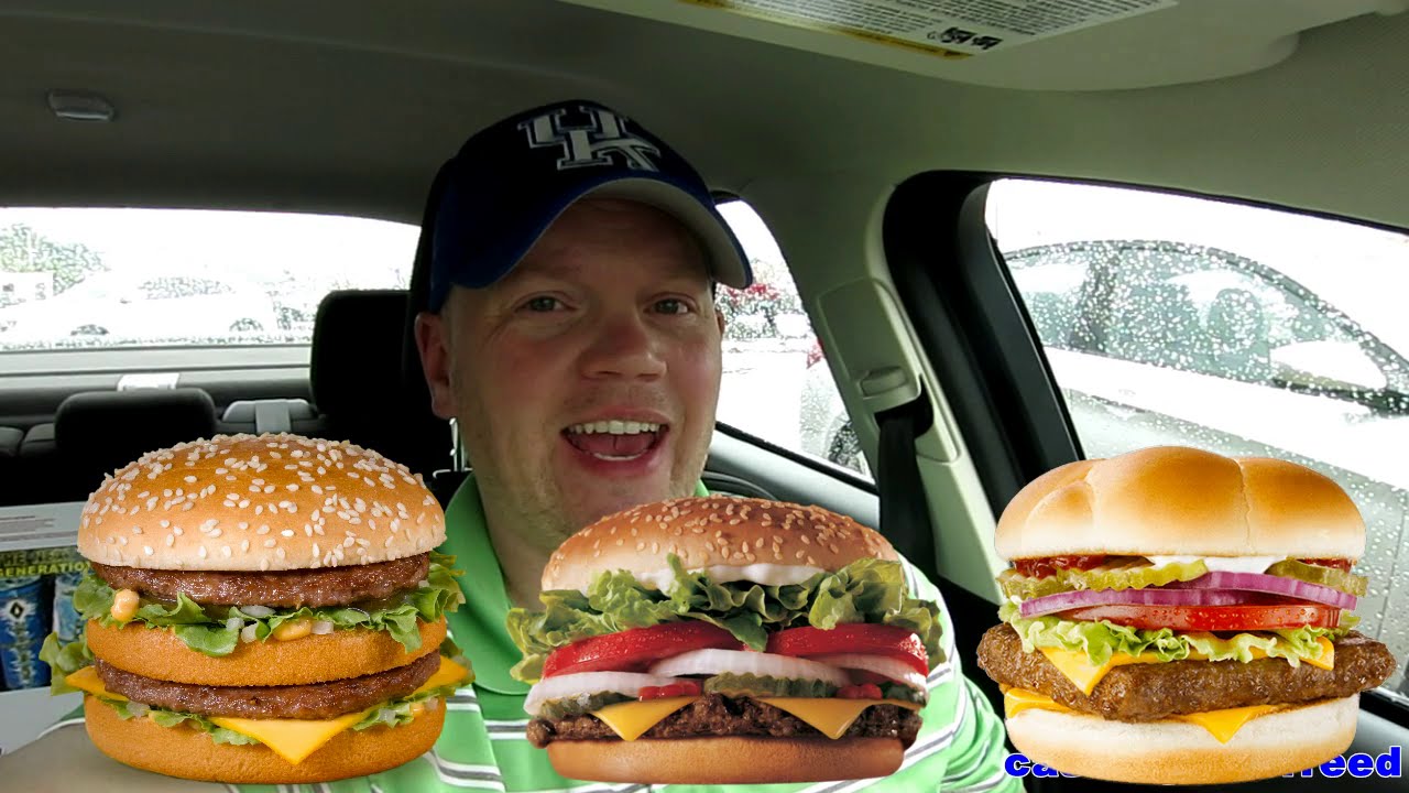 Reed Reviews Big Mac vs Whoper vs Dave's Single