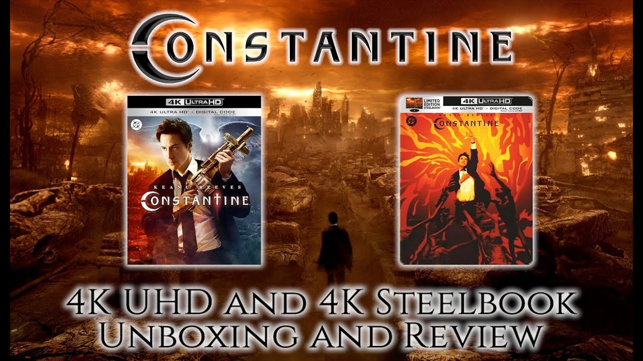 КОНСТАНТИН — Распаковка и обзор 4K UHD и 4K Steelbook.