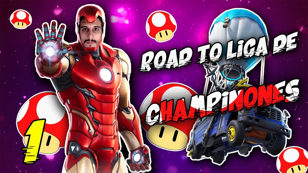 ROAD TO LIGA DE CHAMPIÑONES t4 / COMO GANAR PRIMEROS 1000 PUNTOS en MODO ARENA FORTNITE PC