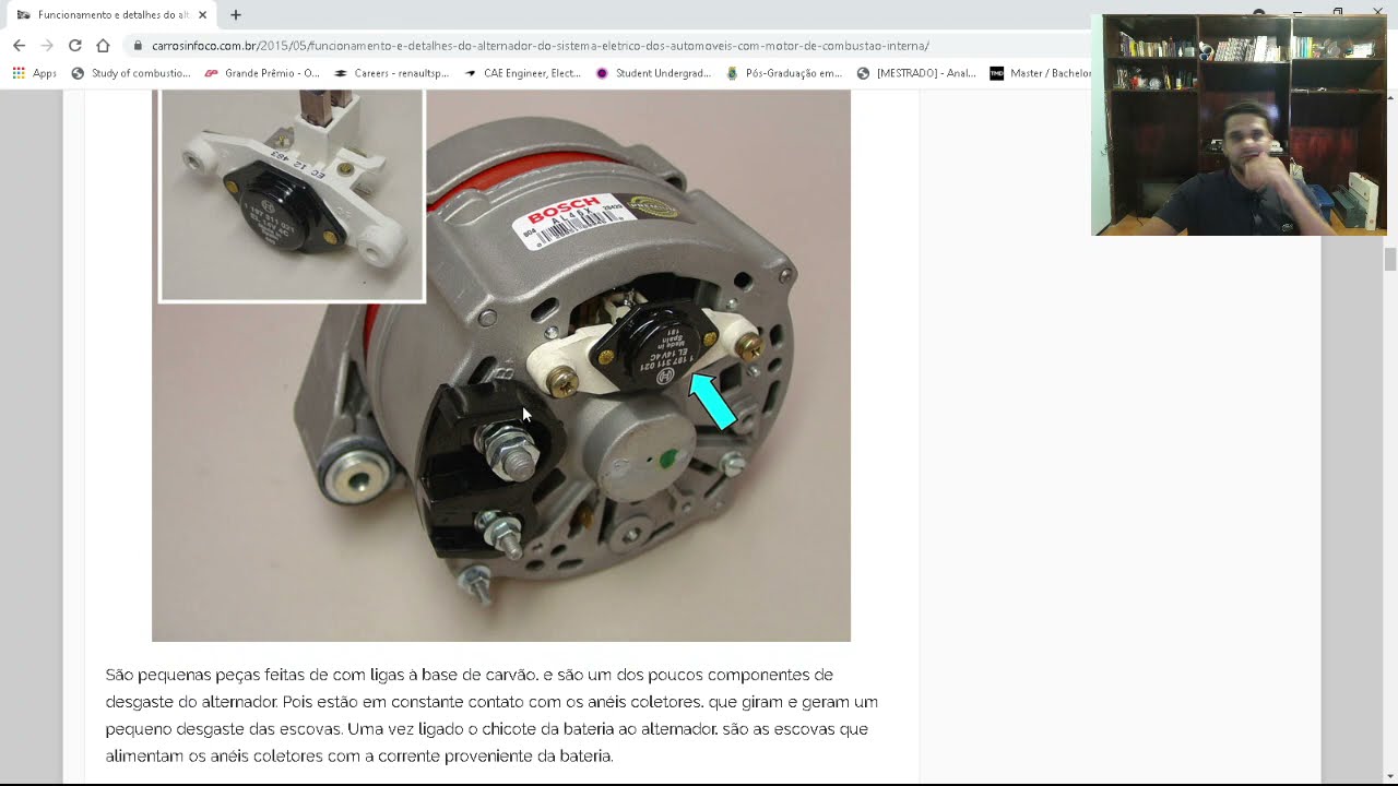 Funcionamento e detalhes do alternador - Parte #4