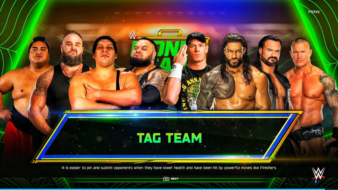 Team Super Heavyweights Vs Team PowerHouse - Tag Team Elimination Match | WWE 2K25