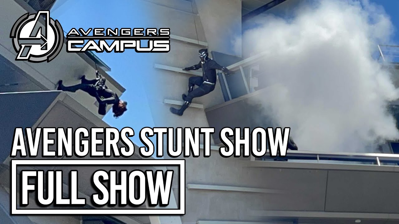 Avengers Stunt Show in Avengers Campus