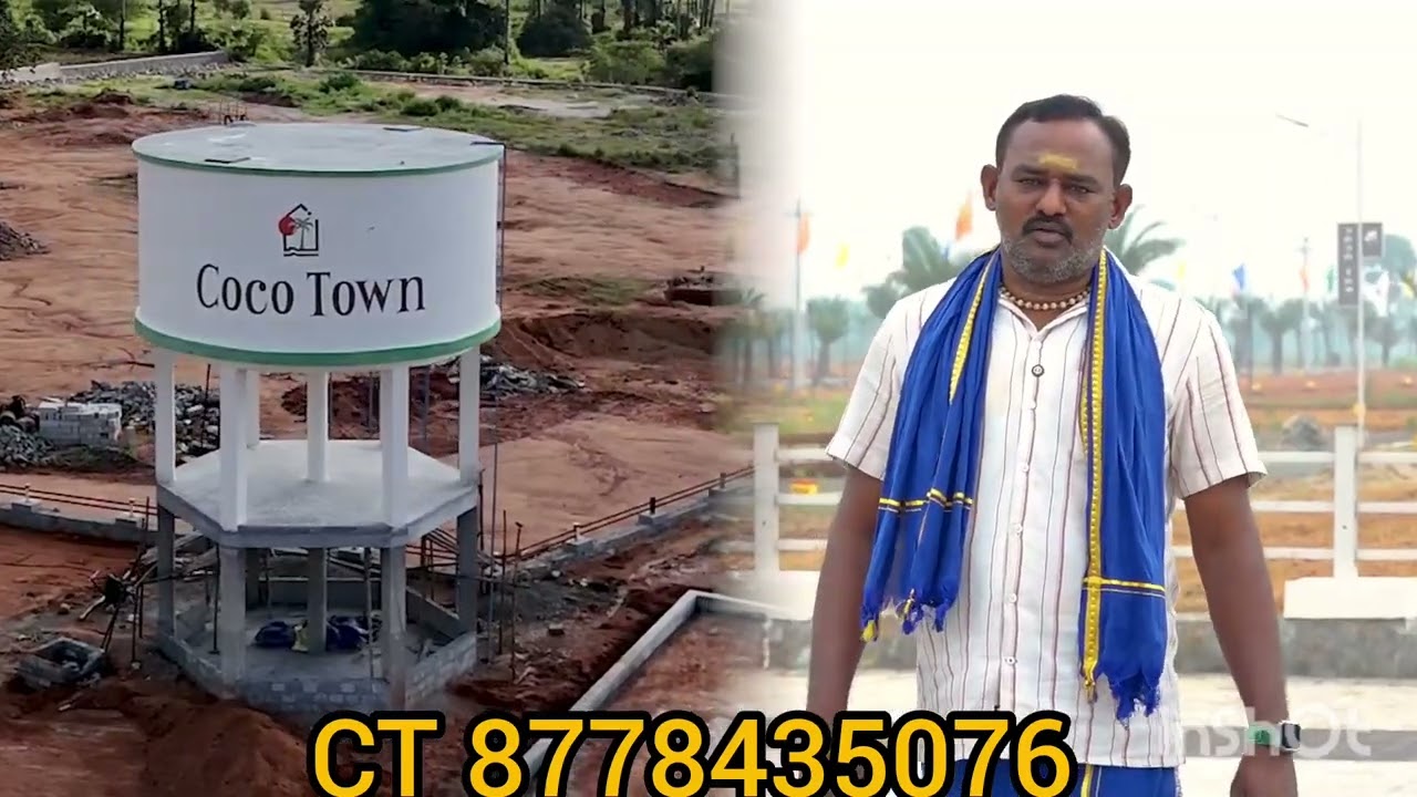 The first Mega Township project in kinathukadavu Coco Town for details call Dinesh Kumar 8778435076,