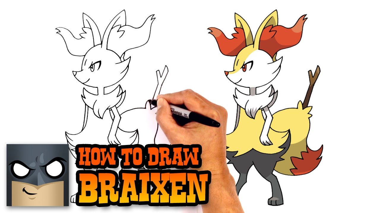 How to Draw Braixen | Pokemon