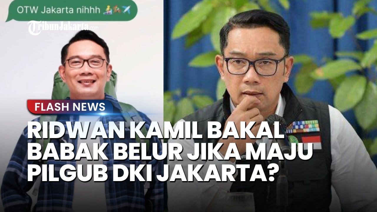Ridwan Kamil Maju Pilgub DKI Jakarta, Pengamat: Bisa Kalah, Babak Belur Lagi!