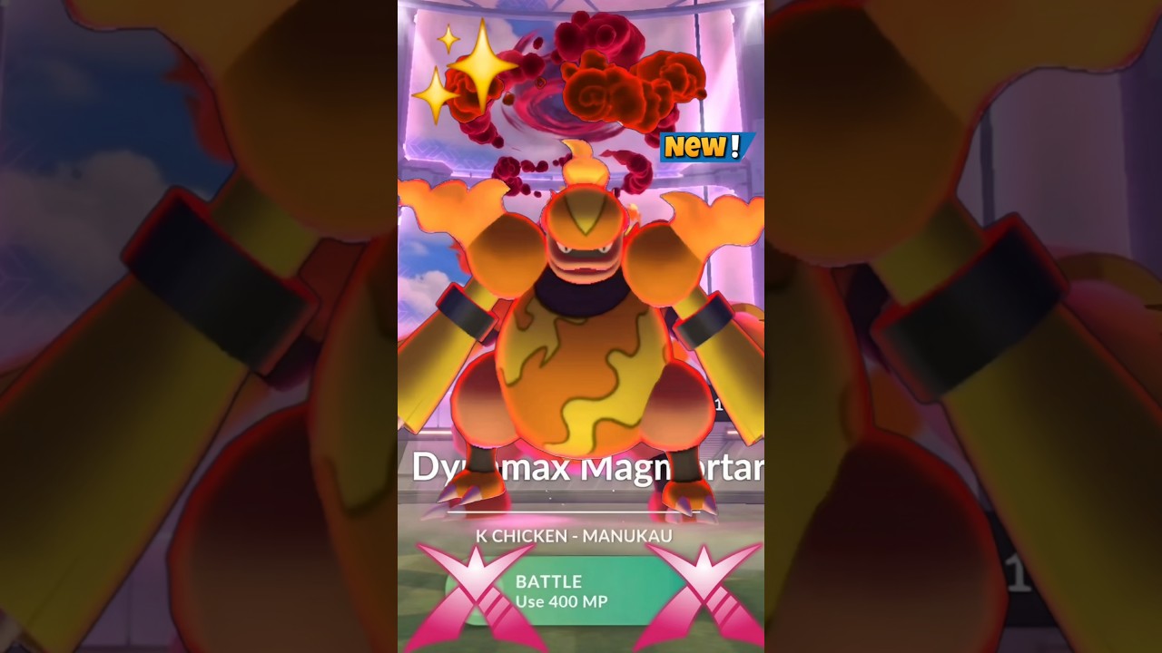 First Ever✨️Dynamax Magmar & Magmortan Raid in Pokemon Go