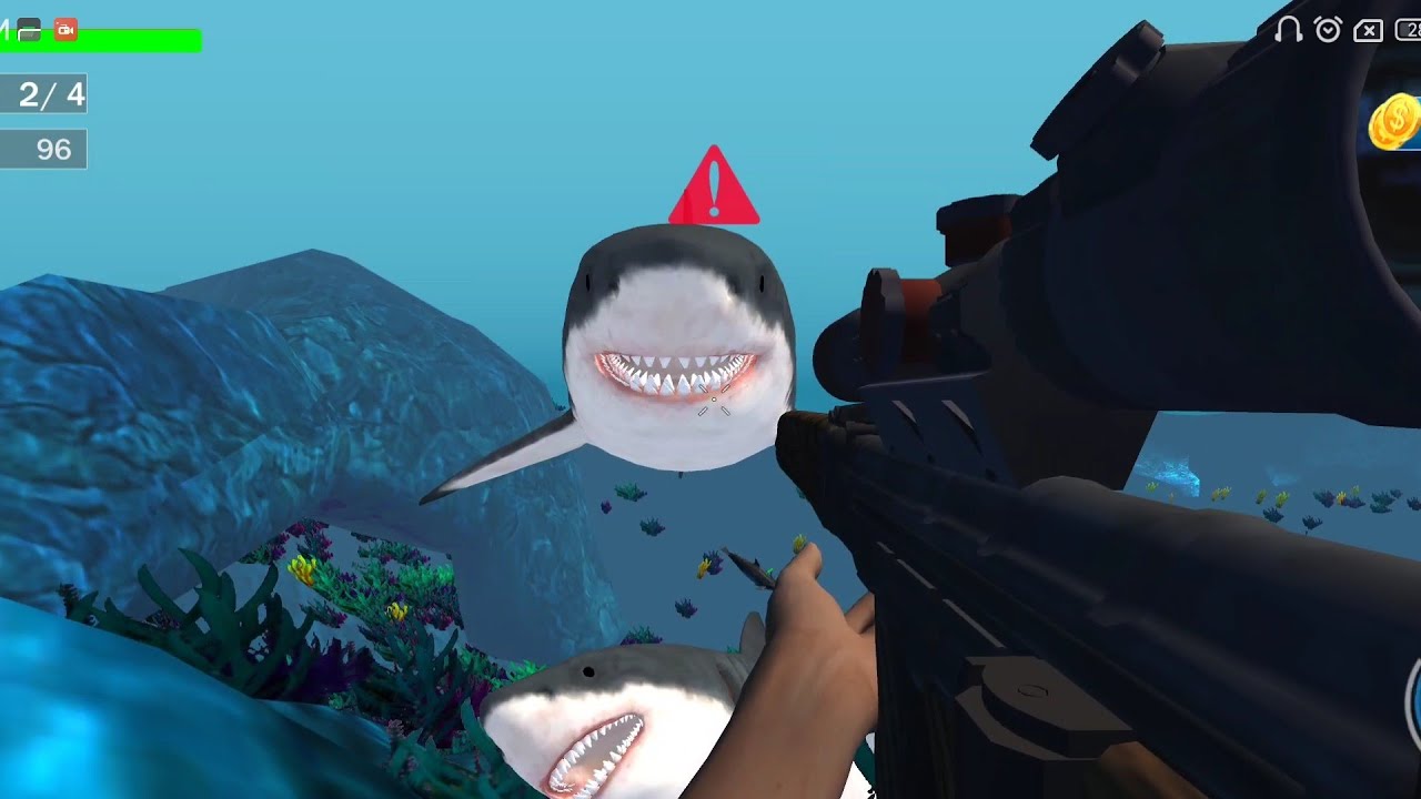Shark Sniper Gun Hunting Games Android Gameplay #3