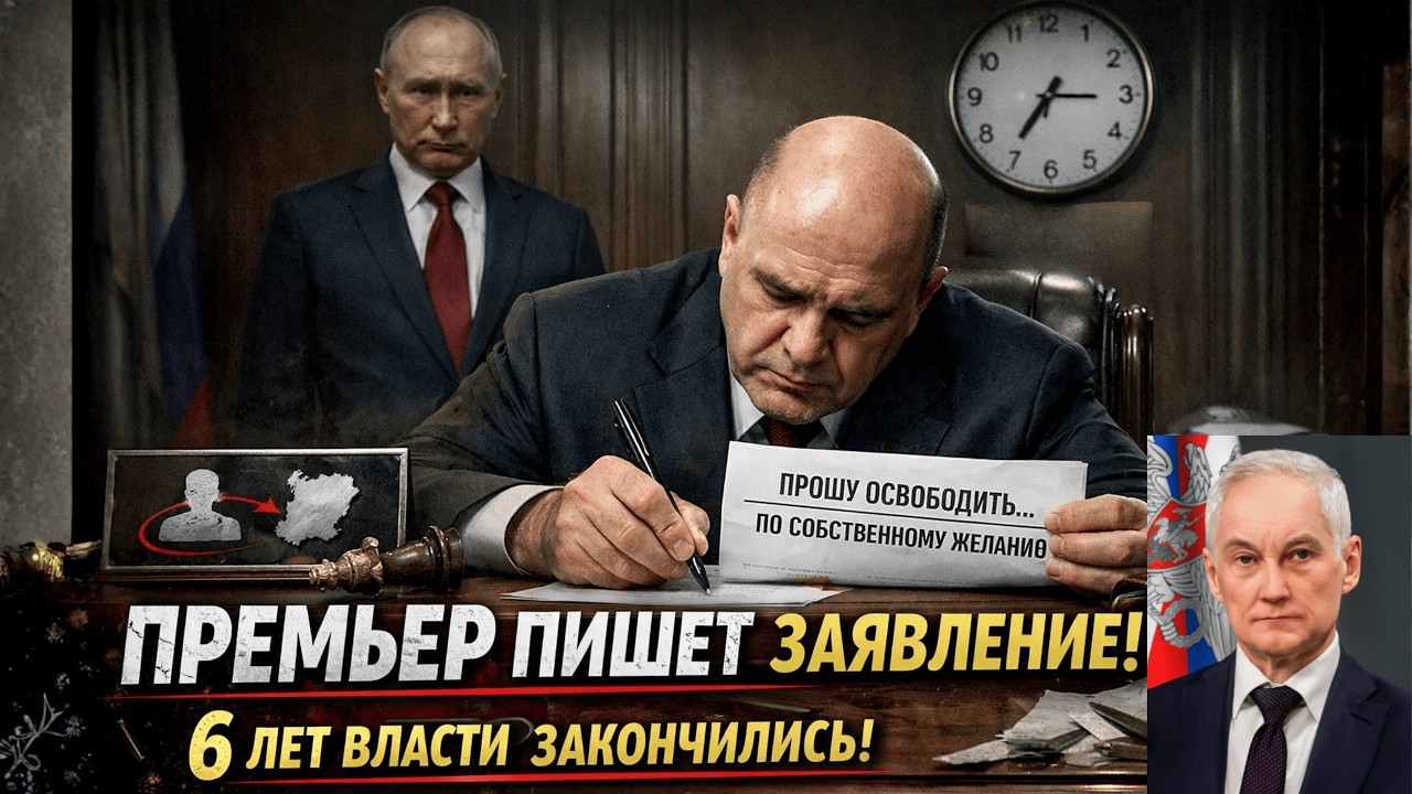 МИШУСТИН УВОЛЕН ЗА САБОТАЖ! Премьер 6 лет блокировал деньги для армии — РАЗОБЛАЧЁН!