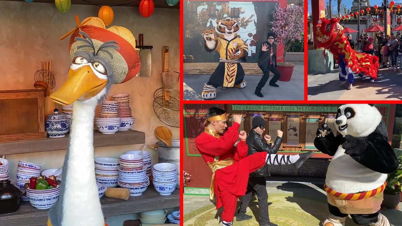 Mr Pings Interview & Learning Kung Fu at Lunar New Year Celebration at Universal Studios Hollywood