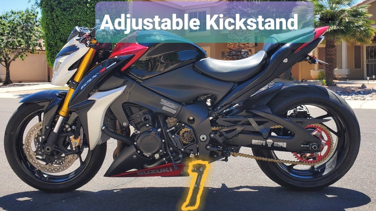 GSX-S1000 Installing an adjustable kickstand