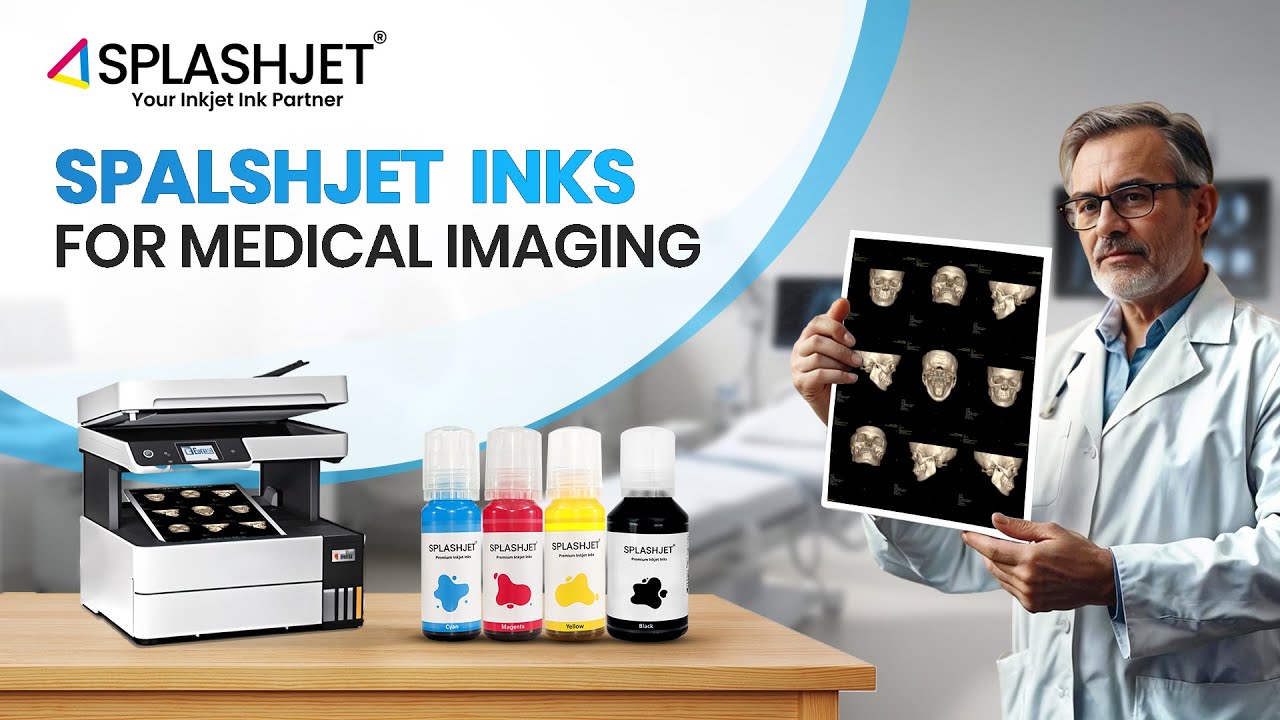 Medical Film Ink for printing on White & Blue Medical Film | Medical Ink for Epson & Canon Printers