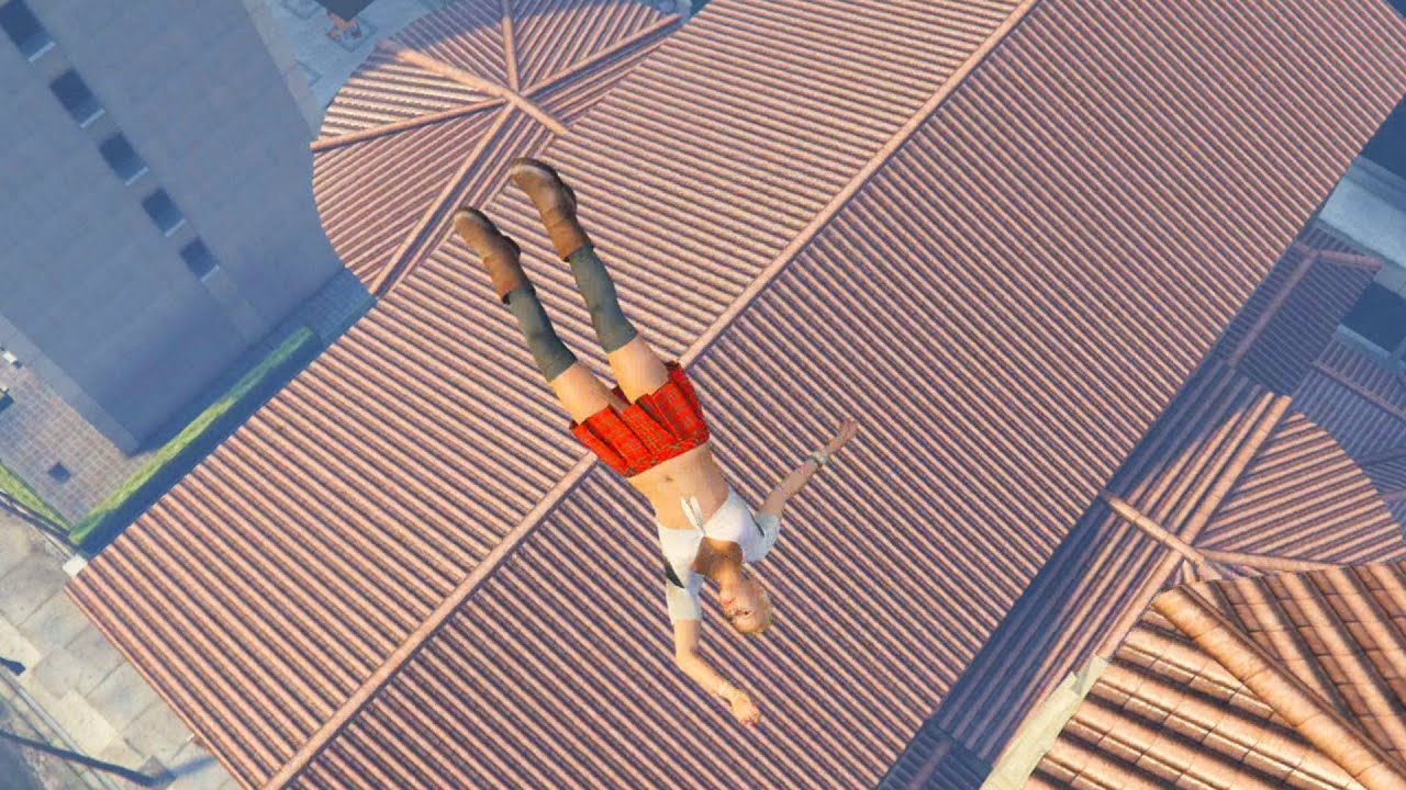 PARKOUR WITH TRACEY IN GTA 5 PARKOUR STUNTS & FUNNY MOMENTS #10 (Gta 5 Free Running)