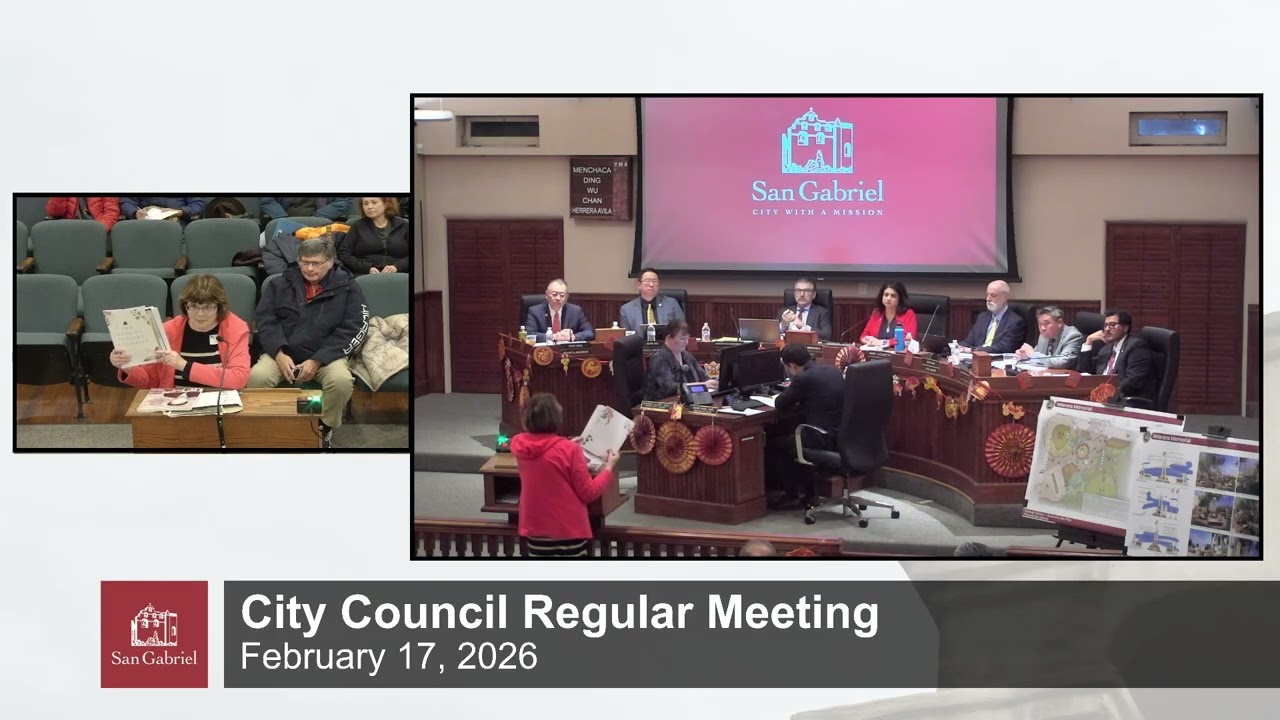 City Council Regular Meeting - February 17, 2026 - City of San Gabriel