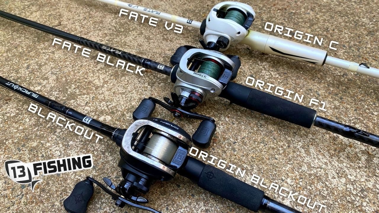 13 Fishing - Fishing with FATE V3 & ORIGIN C reel, FATE BLACK & ORIGIN F1 reel, & BLACKOUT combo.