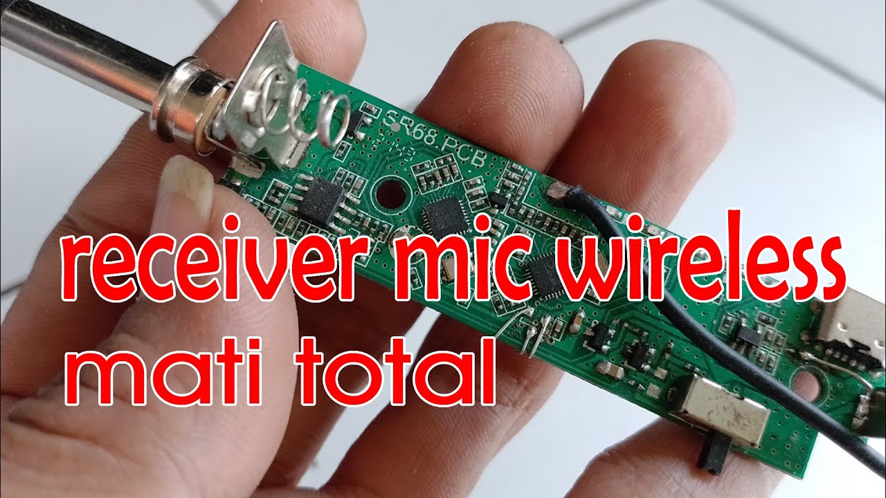 cara memperbaiki receiver mic wireless mati total #micwireless  #advance
