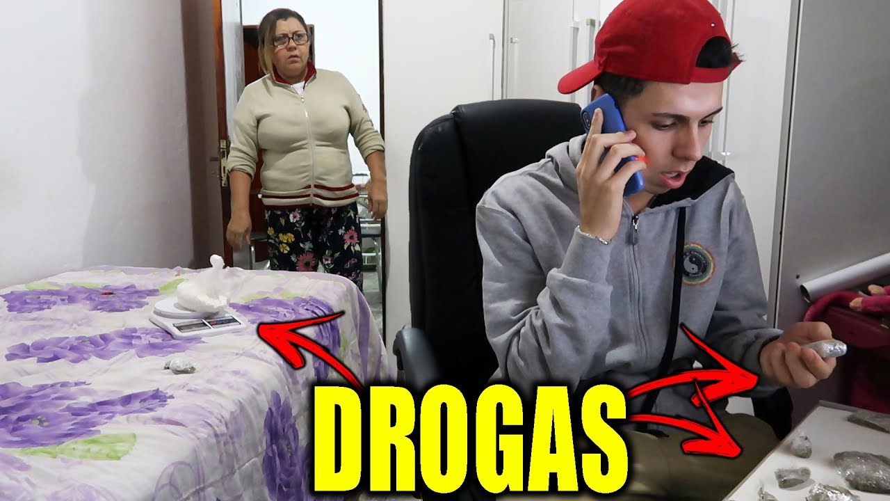 TROLLEI MINHA M&Atilde;E VENDENDO DROGAS E OLHA NO QUE DEU... (MELHOR TROLLAGEM)