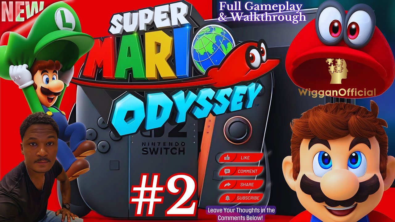 Super Mario Odyssey | Full Gameplay + Commentary with Wiggan