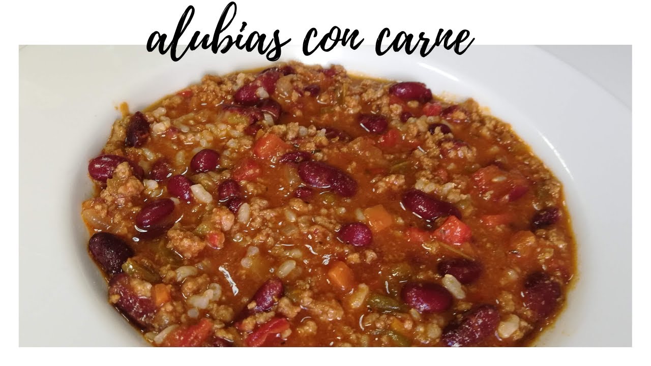 ALUBIAS CON CARNE de ternera picada ¡SÚPER FÁCILES!