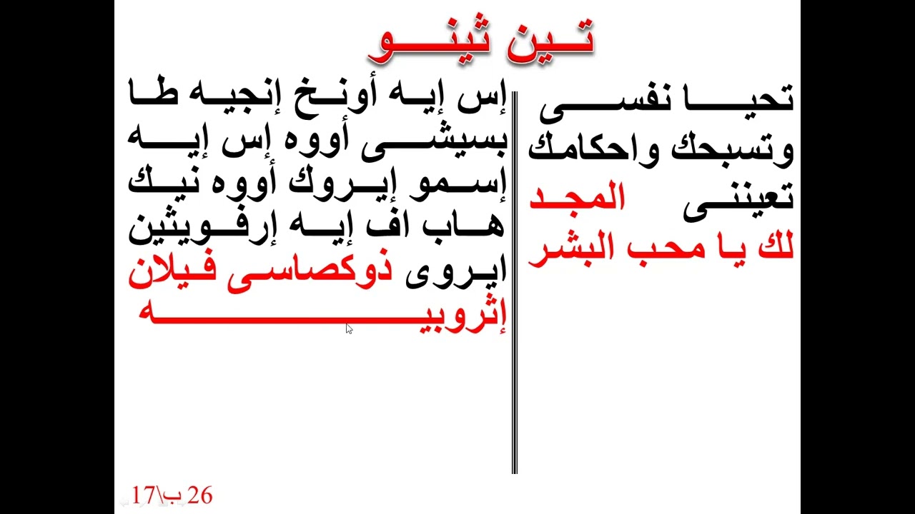 قطعة تين ثينو للذياكون اسامه لطفى