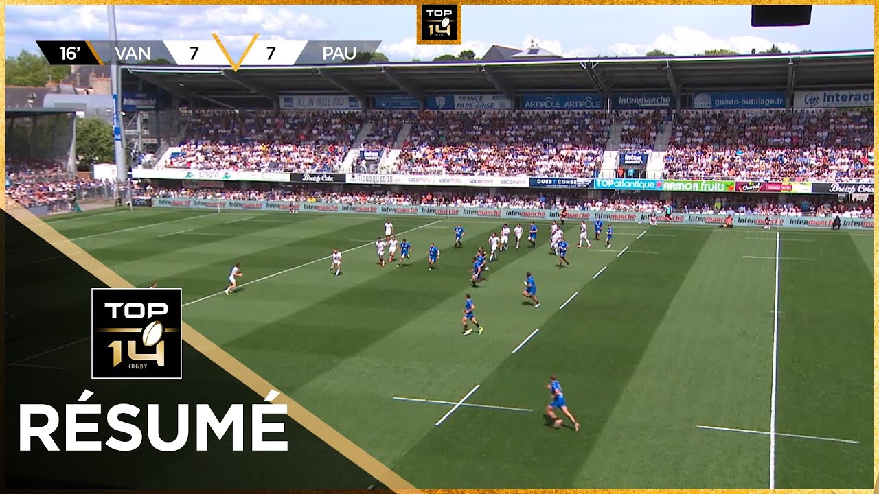 TOP 14 Saison 2024-2025 J25 - Résumé RC Vannes - Section Paloise