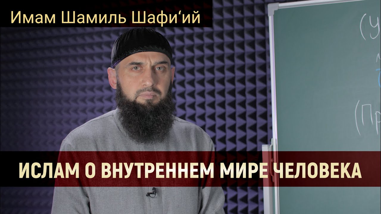 ИСЛАМ О ВНУТРЕННЕМ МИРЕ ЧЕЛОВЕКА | Имам Шамиль Шафи’ий