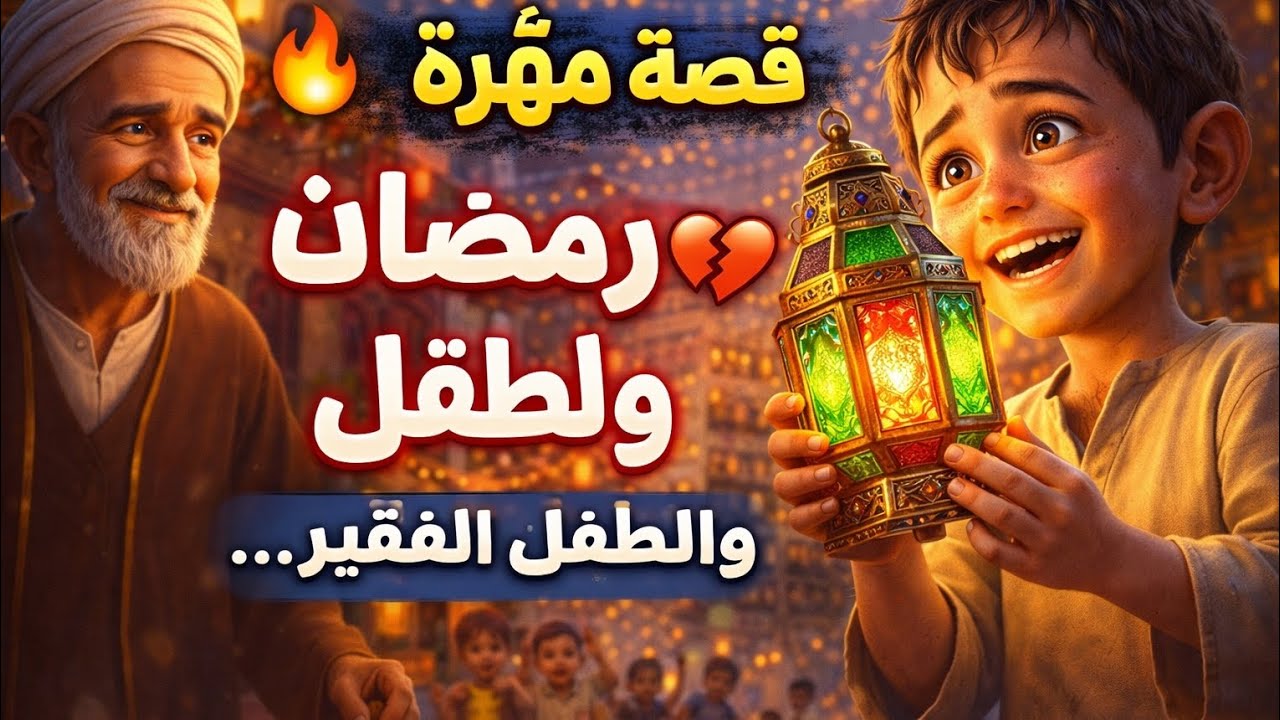 لماذا أعطاه الرجل العجوز الفانوس؟! قصة رمضانية ستجعلك تبكي 💔#رمضان#قصص_رمضانية#قصص_مؤثرة#فانوس_رمضان