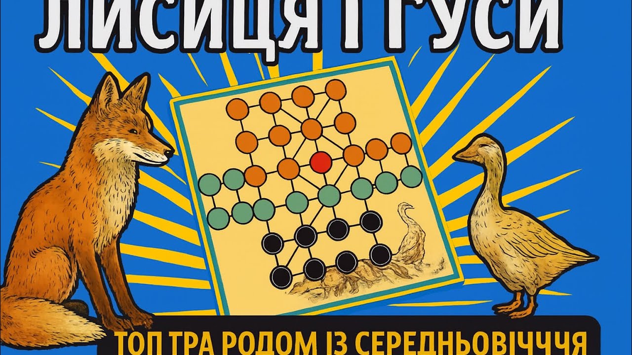 Лисиця і Гуси. Настільна гра родом із середньовіччя