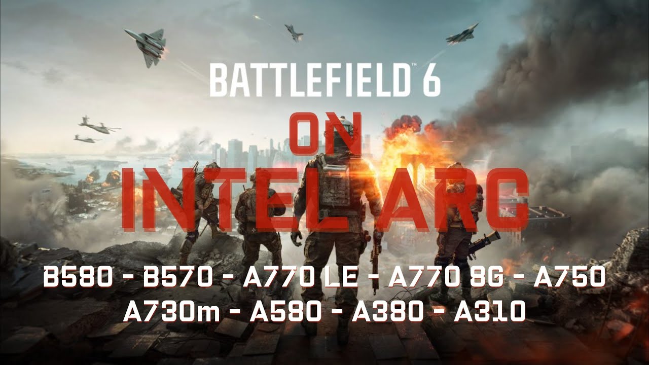 Battlefield 6 on INTEL ARC, apparently every card can play #battlefield6 #gaming