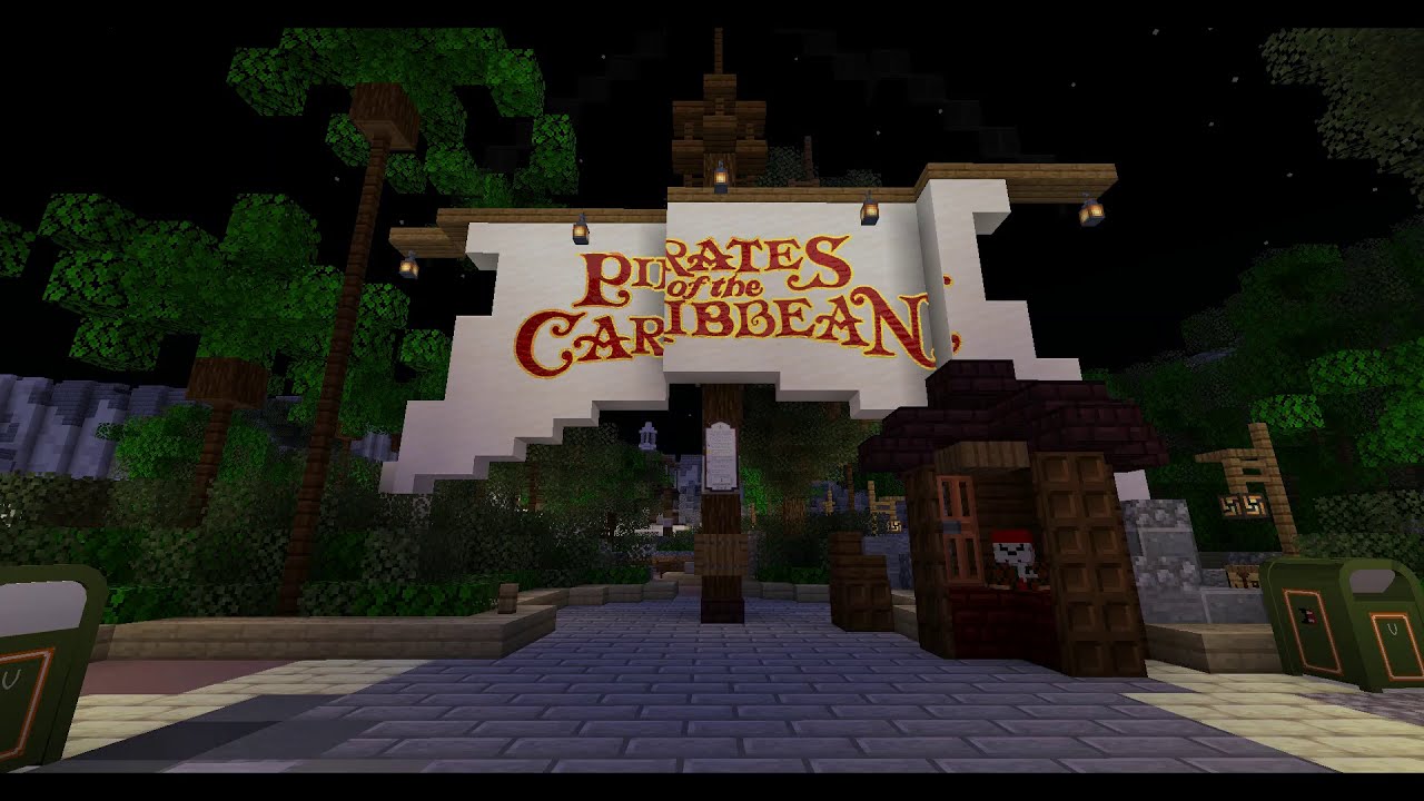 Attraction Pirate of caraïbe sur Minedisney