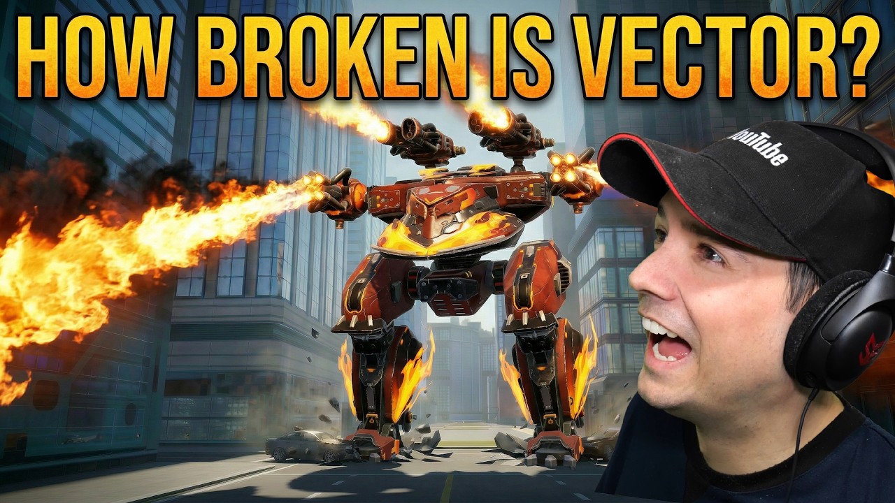 Насколько же неисправен новый робот VECTOR? [War Robots]