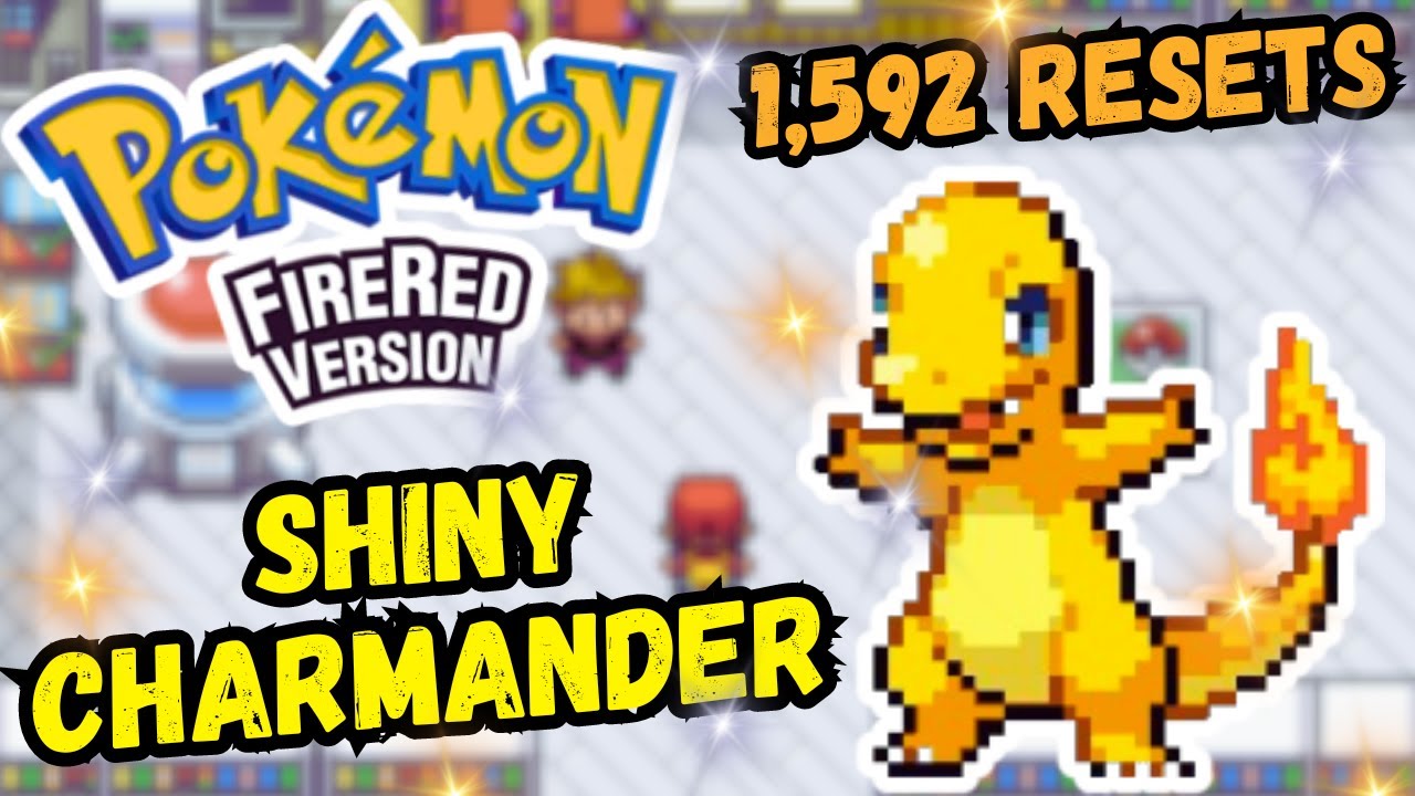 INCREDIBLY FAST FULL ODDS SHINY CHARMANDER IN POKEMON FIRE RED!