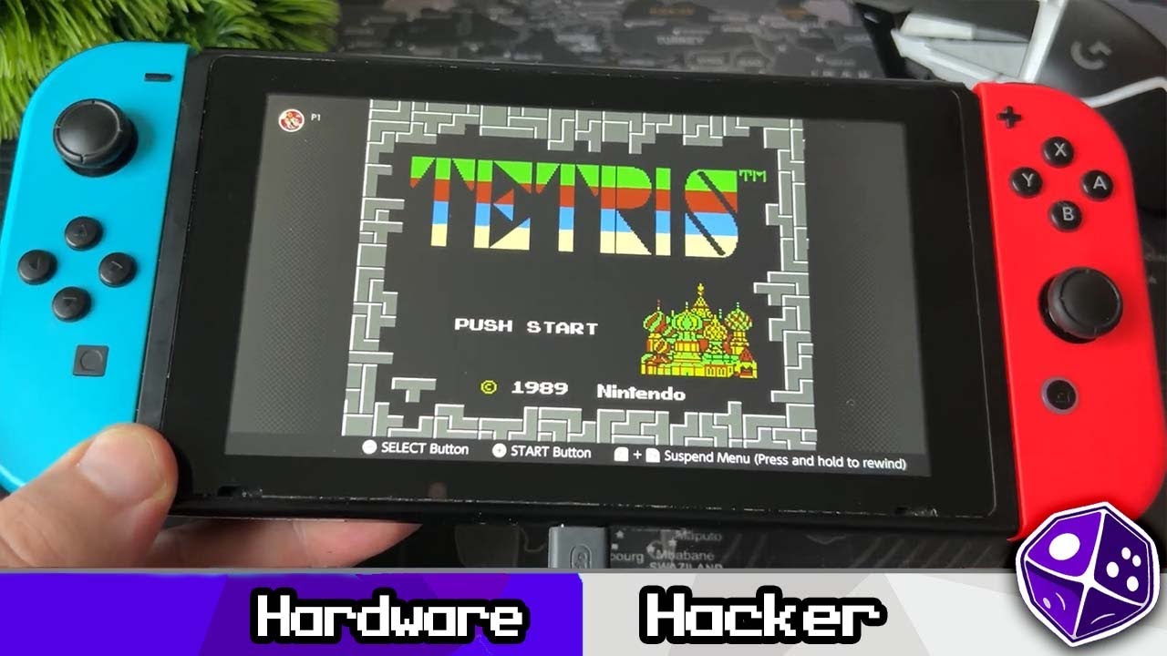 Tetris NES Version | Nintendo Switch handheld gameplay