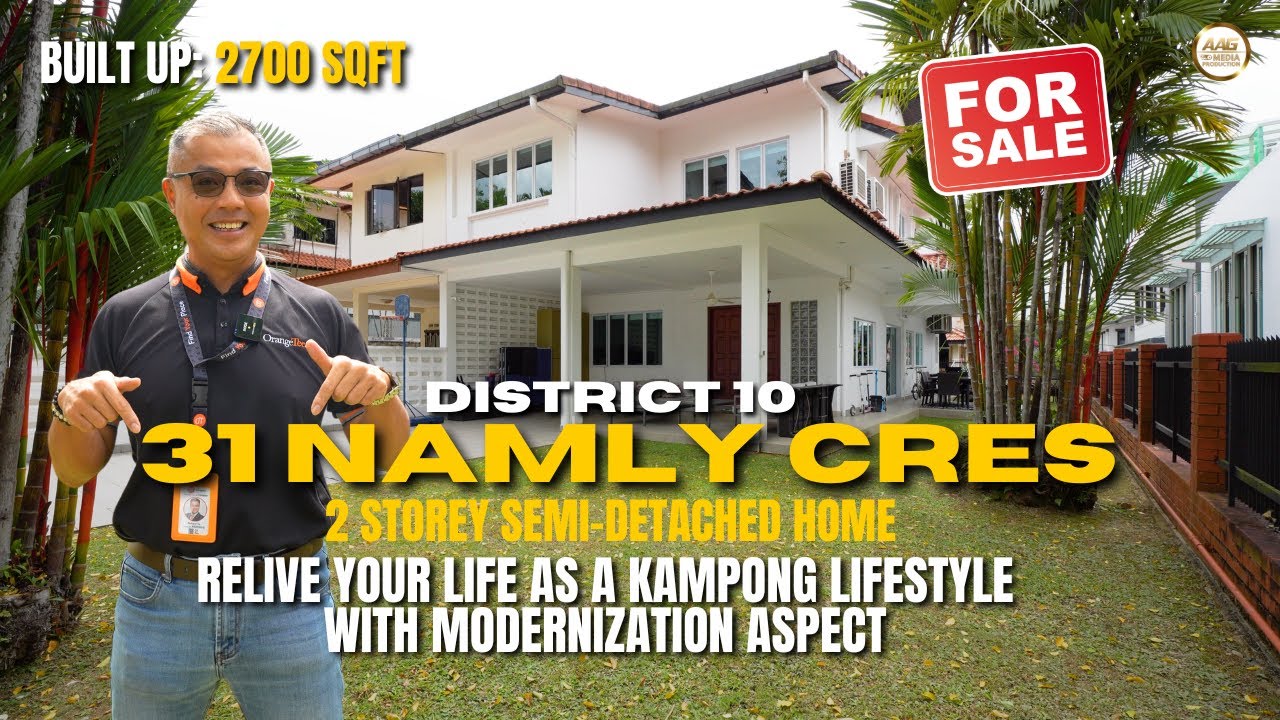Singapore Landed Property Home Tour | 2 Storey Semi Detached @ Namly Crescent By Richard Ho