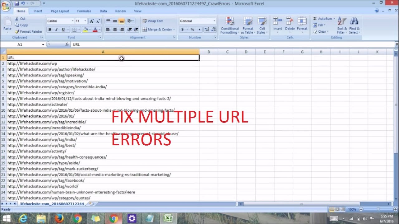 Fix all url 404 errors in webmaster tools crawl errors simple method no software needed