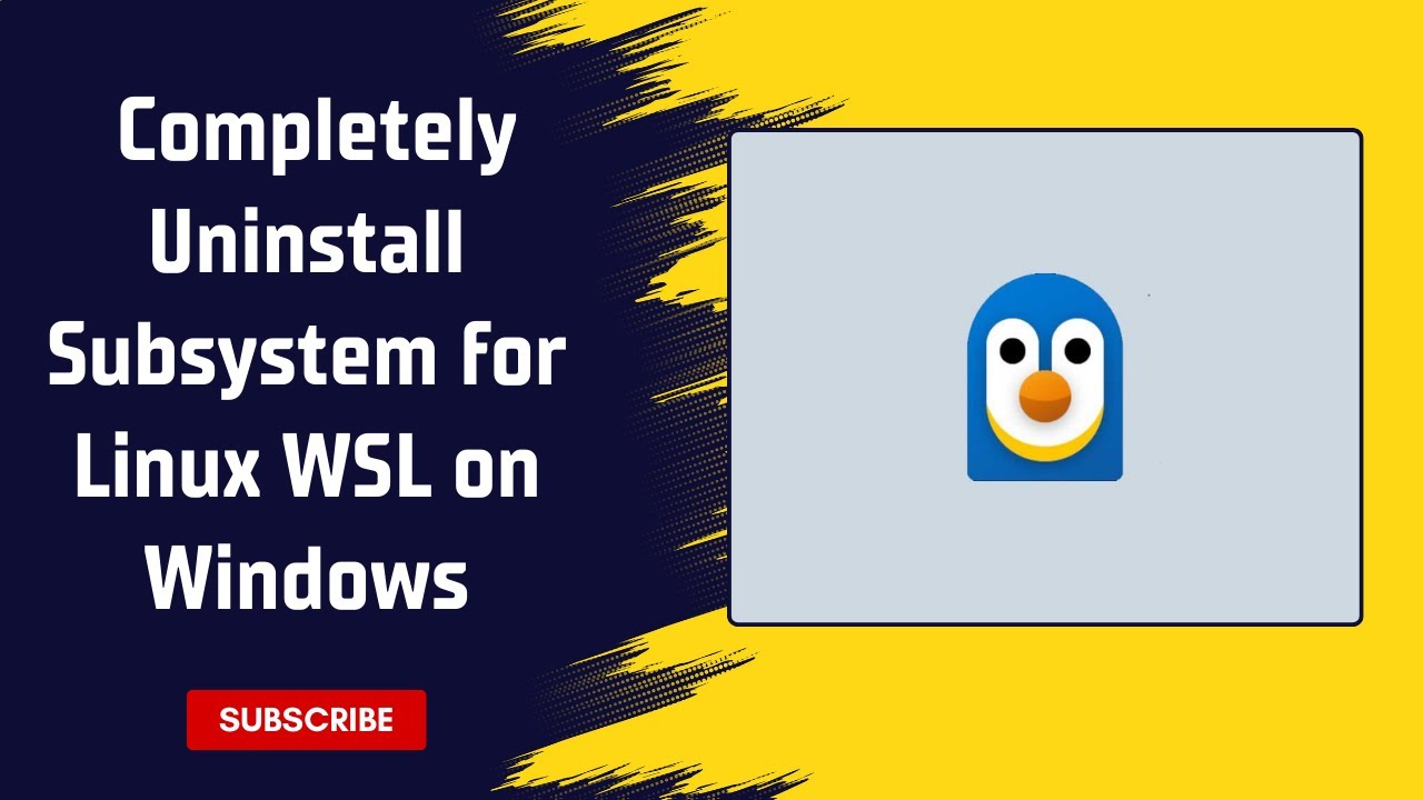 Как полностью удалить подсистему для Linux WSL в Windows