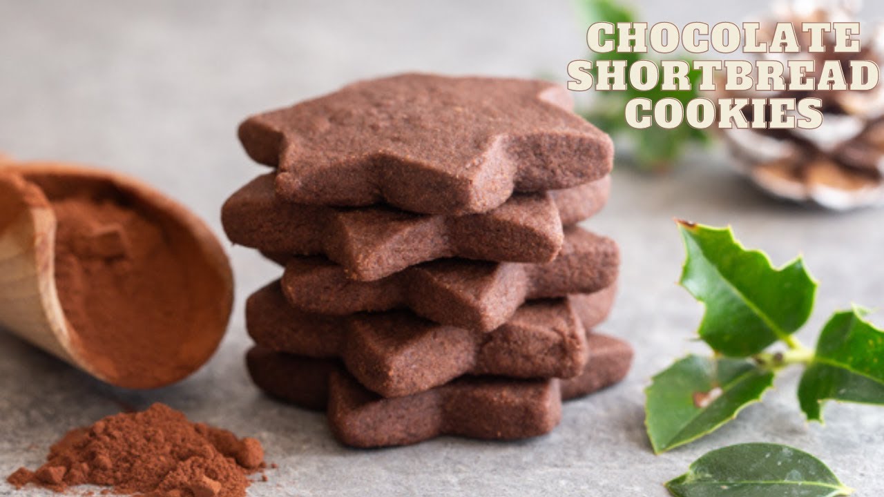 Chocolate Shortbread Cookies - 12 Weeks of Christmas cookies