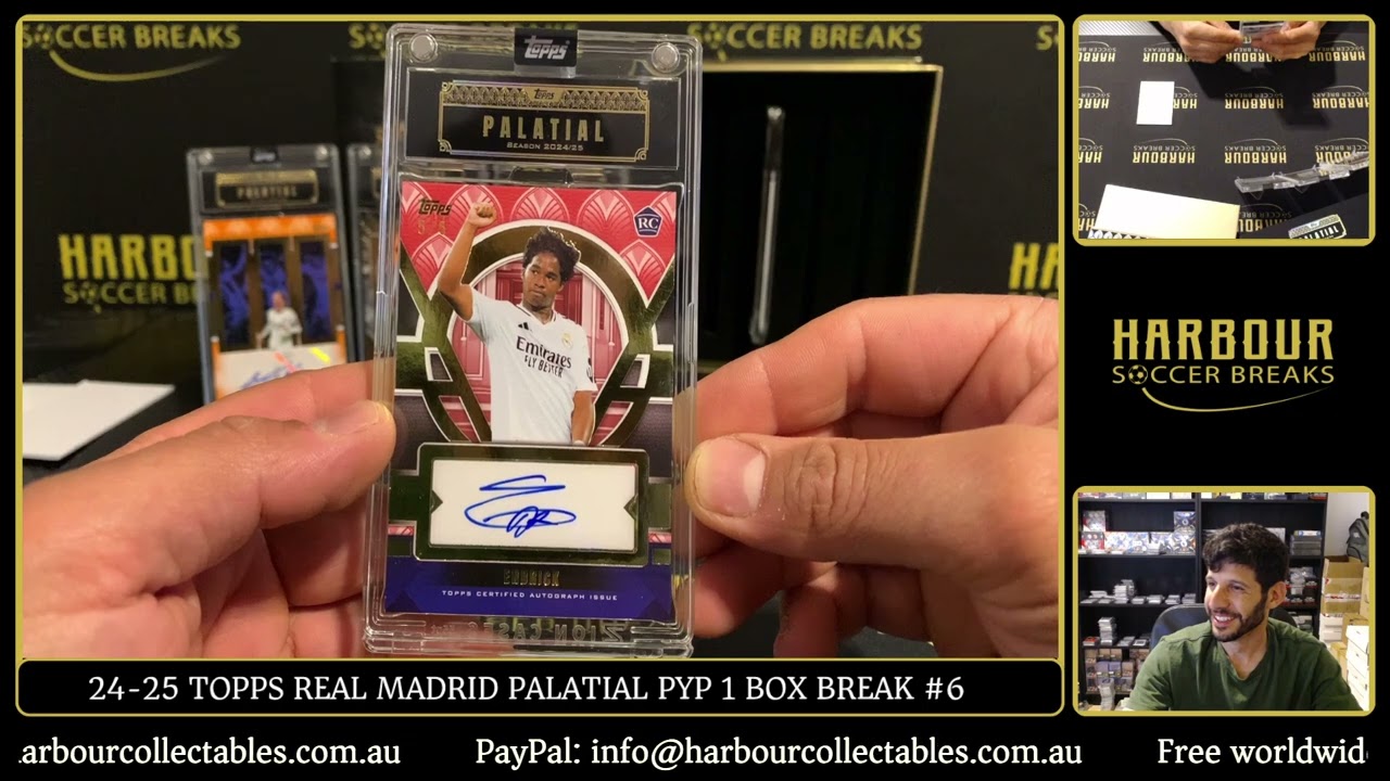 Break #6 - 24/25 Topps Real Madrid Palatial PYP 1 Box