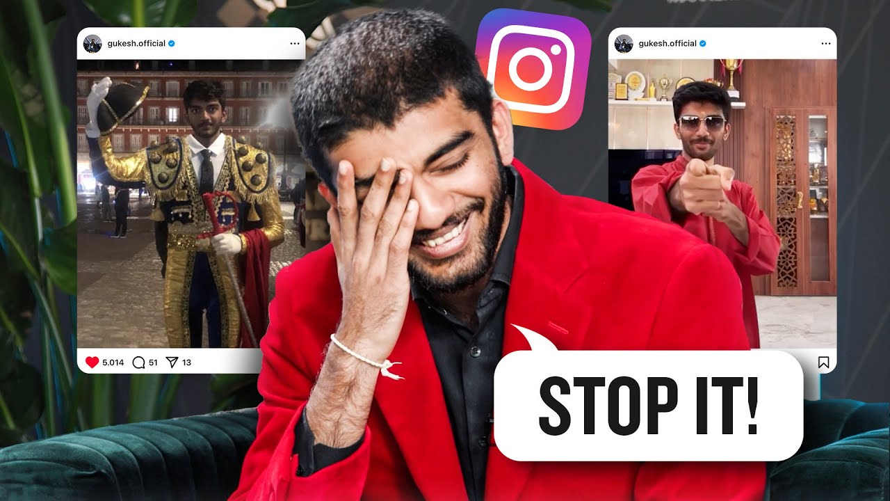 “I was fully drenched“ - World Champion Gukesh reveals the secrets behind his Instagram photos