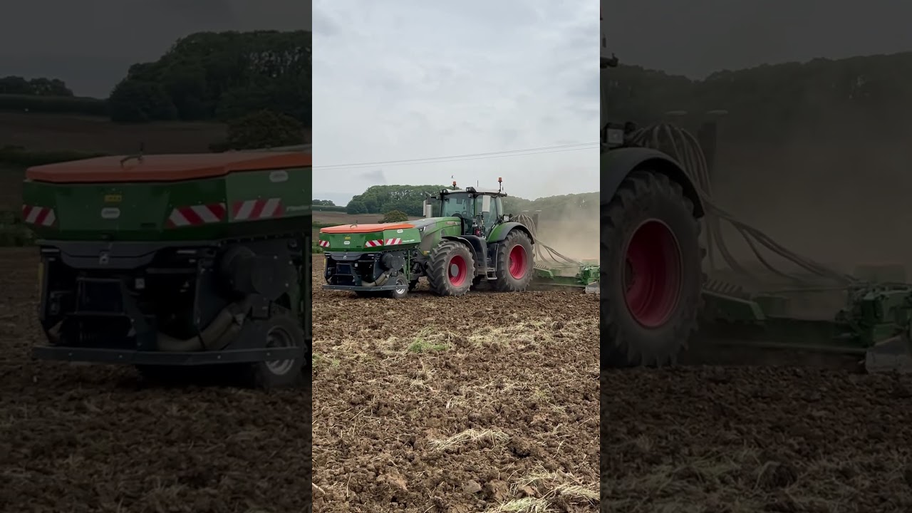 Fendt 933 drilling maize #fendt #farming #maize  #amazone