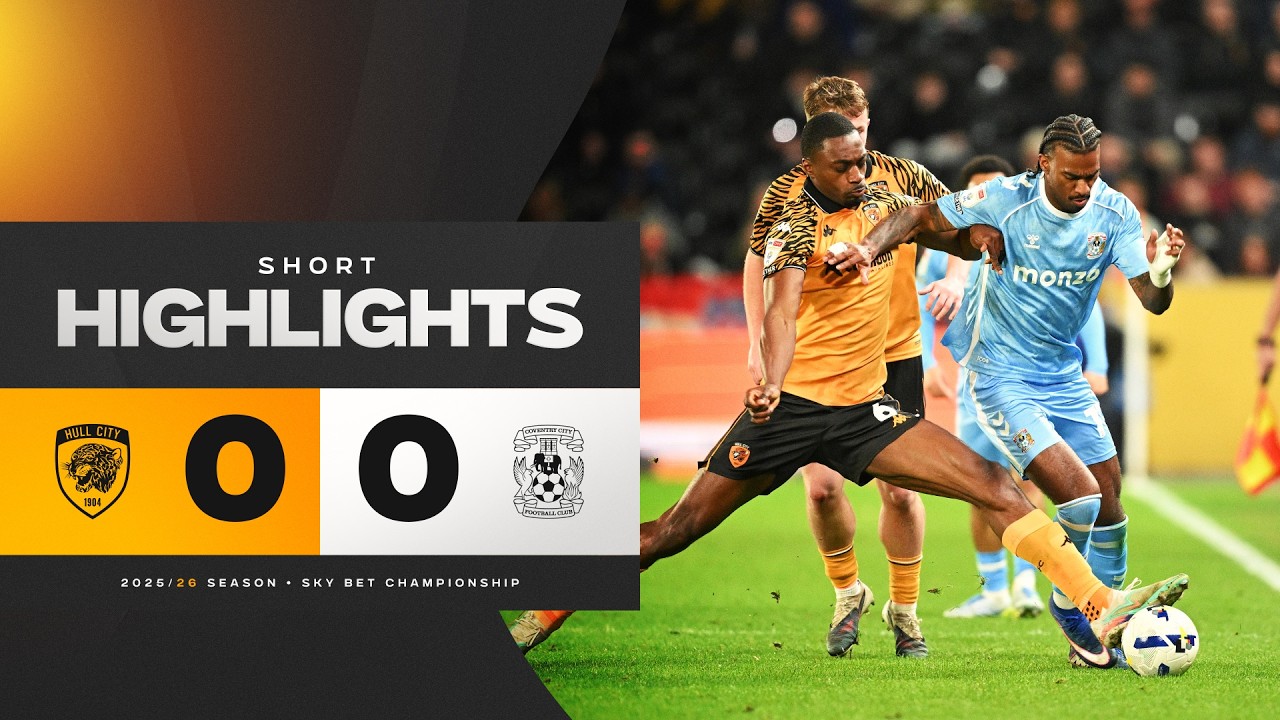 Халл Сити 0-0 Ковентри Сити | Краткий обзор матча | Чемпионат Sky Bet