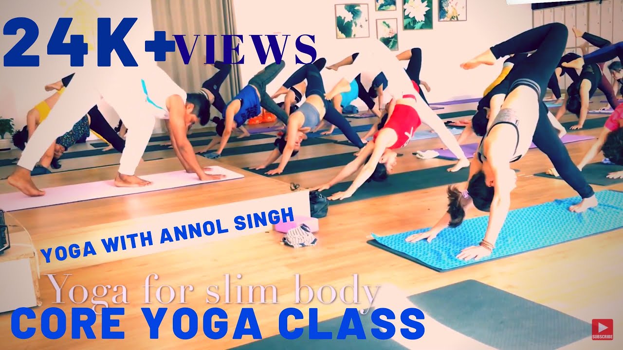 Core yoga class | yoga for slim body | Anmol Singh | Vietnam