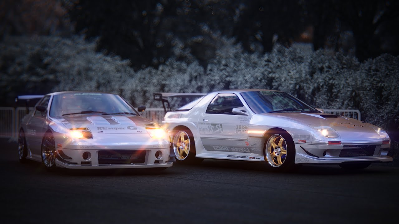 【Assetto Corsa】13B-T RE雨宮 FC3S RX-7 & 20B NA R-Magic FC3S RX-7