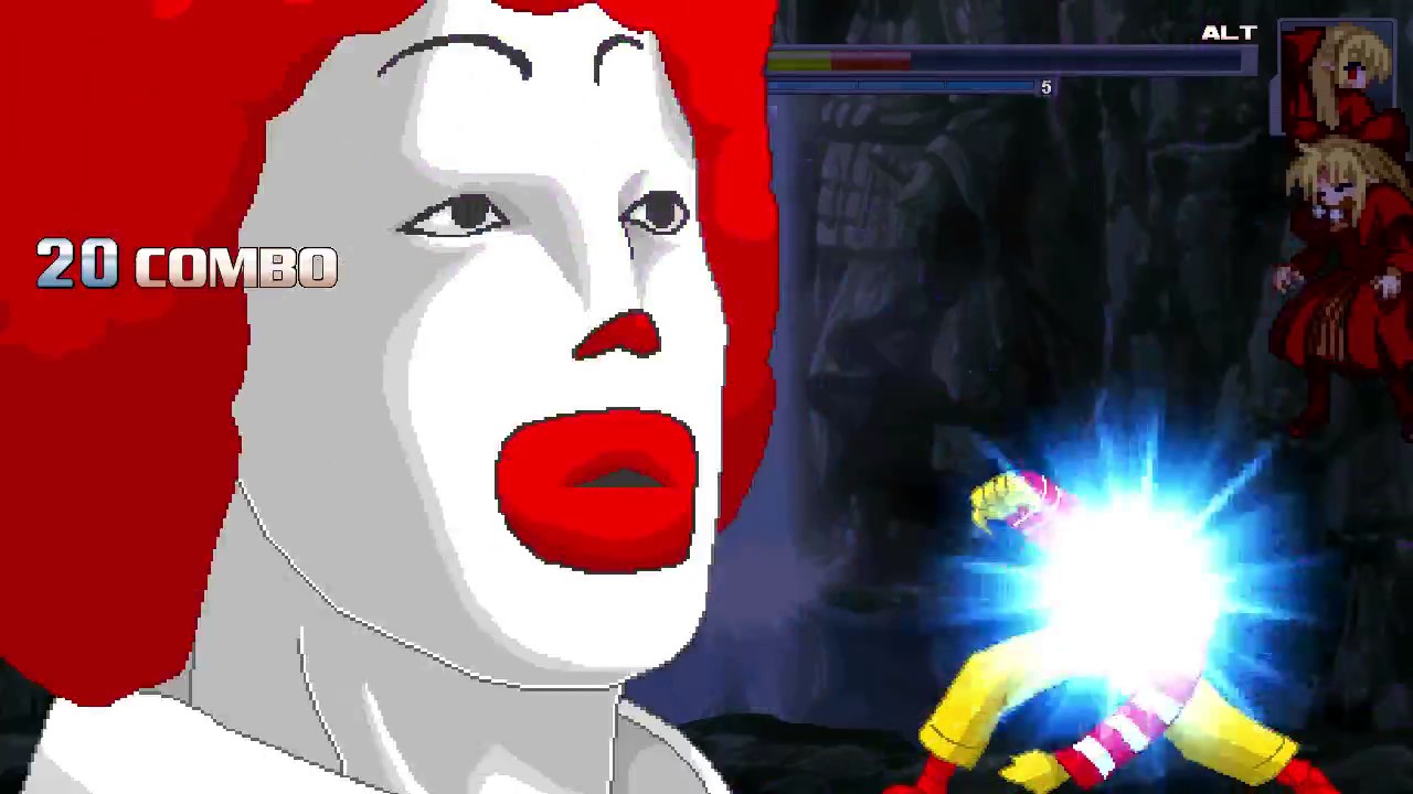 MUGEN - Ronald Mcdonald vs the World