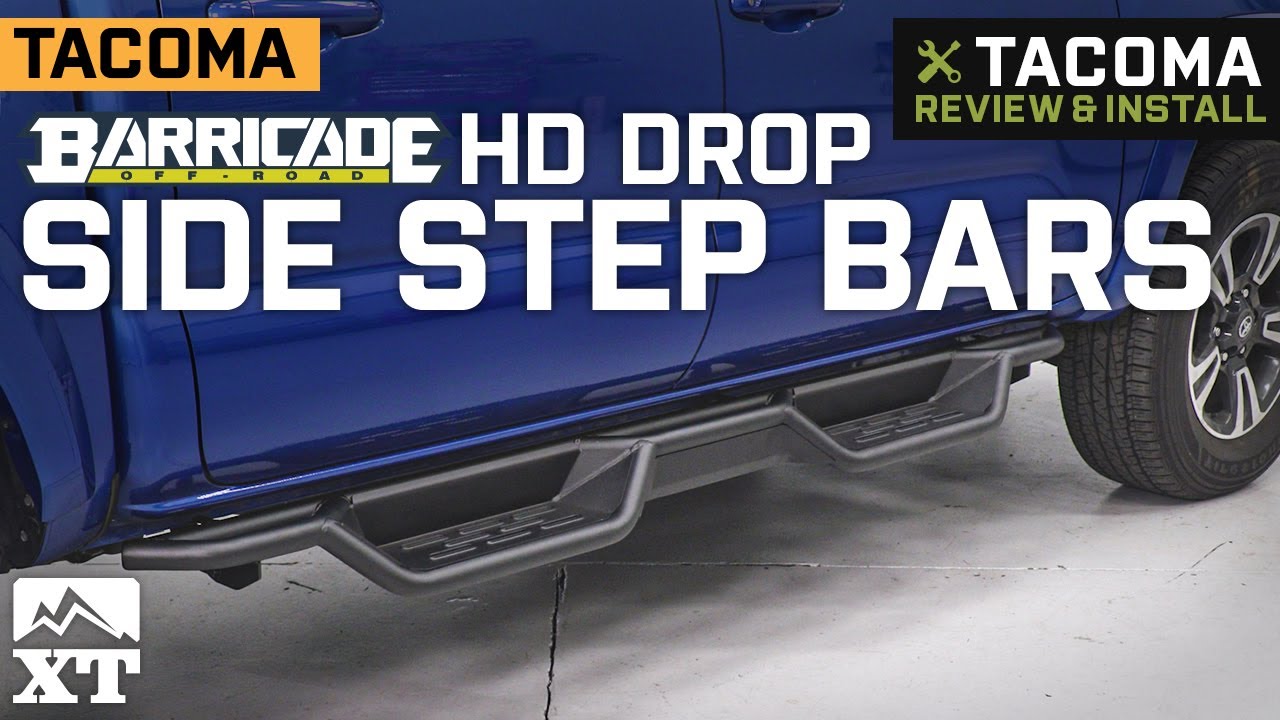 Обзор и установка боковых подножек Tacoma Barricade HD (2005&ndash;2019 Double Cab)
