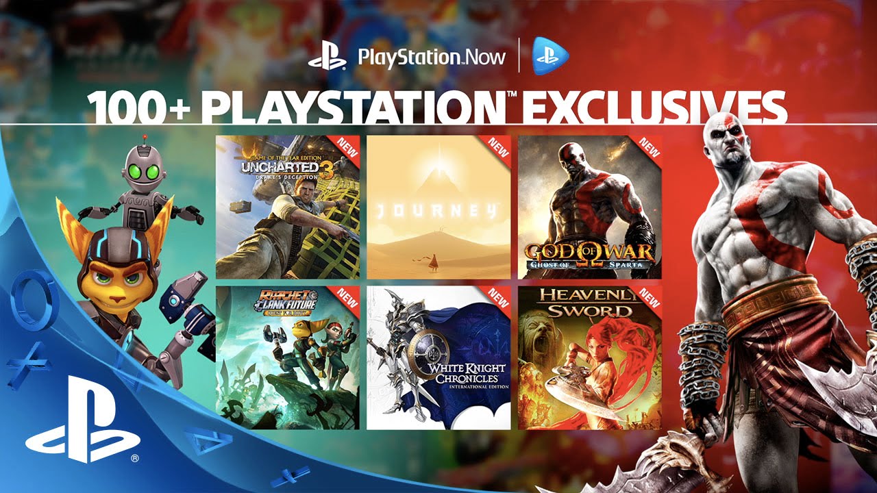 100+ PlayStation Exclusives on PlayStation Now Subscription