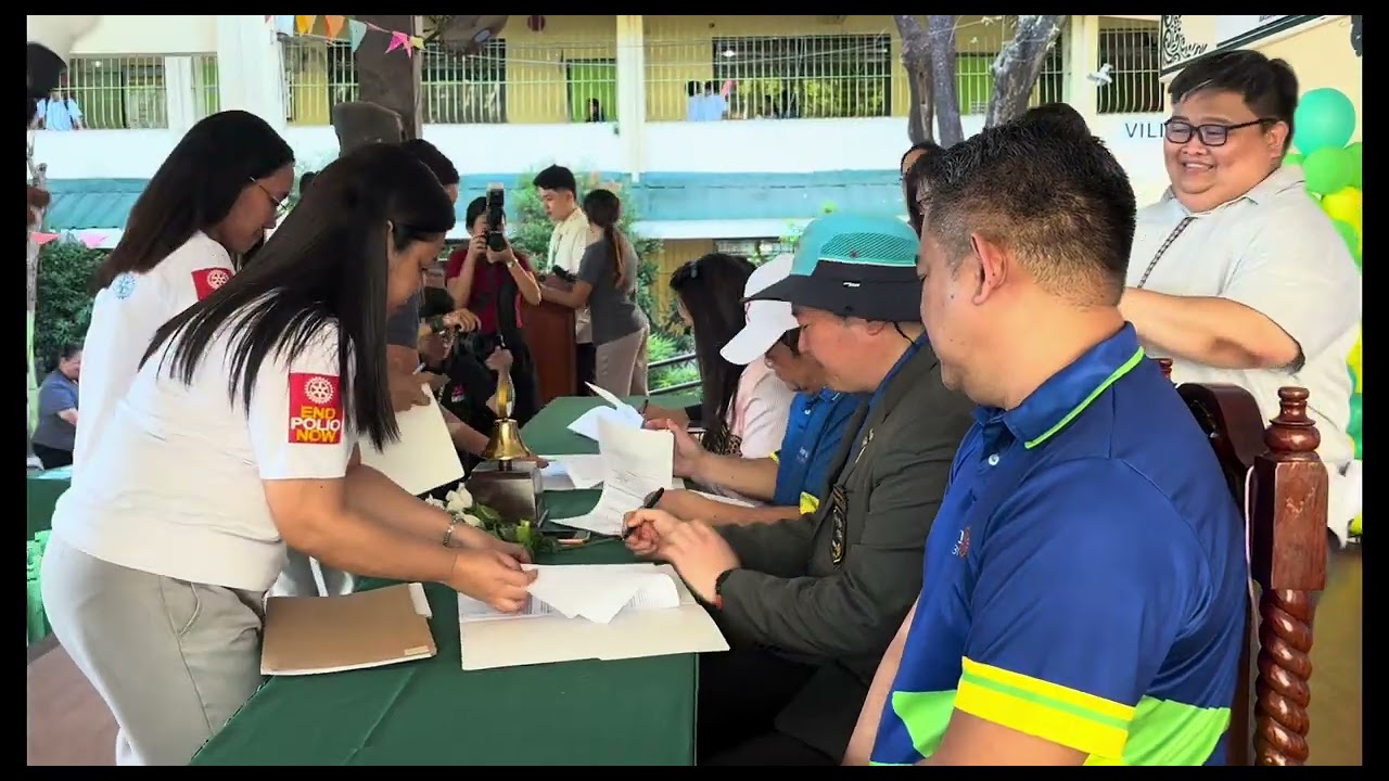 ROTARY TURN OVER CEREMONY