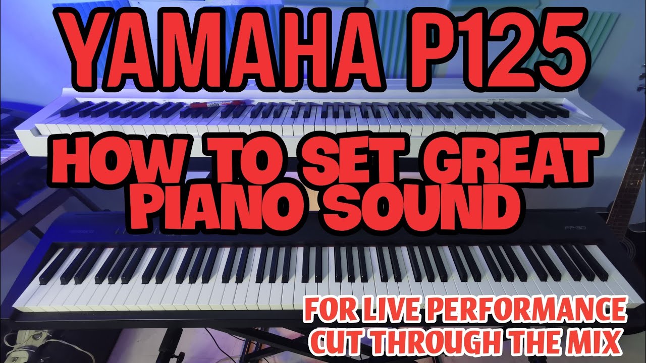 Настройки обучающего фортепиано Yamaha P125