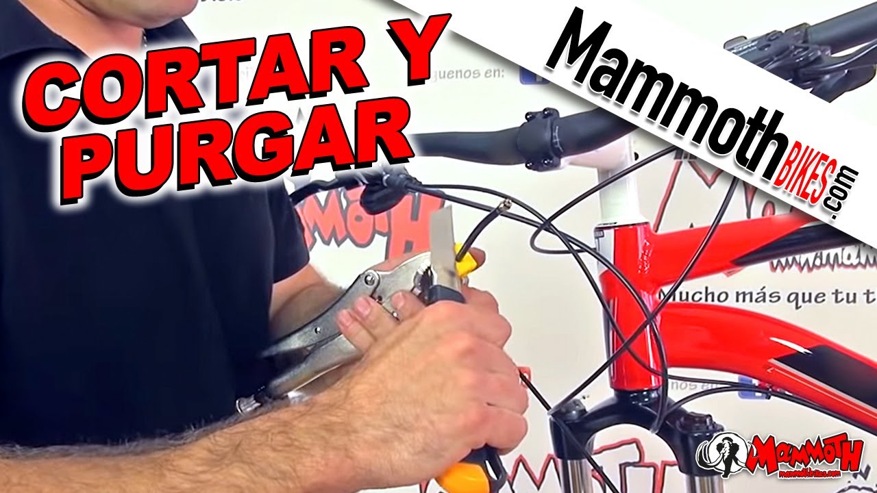 Cómo cortar y purgar un cable de freno de disco de bicicleta
