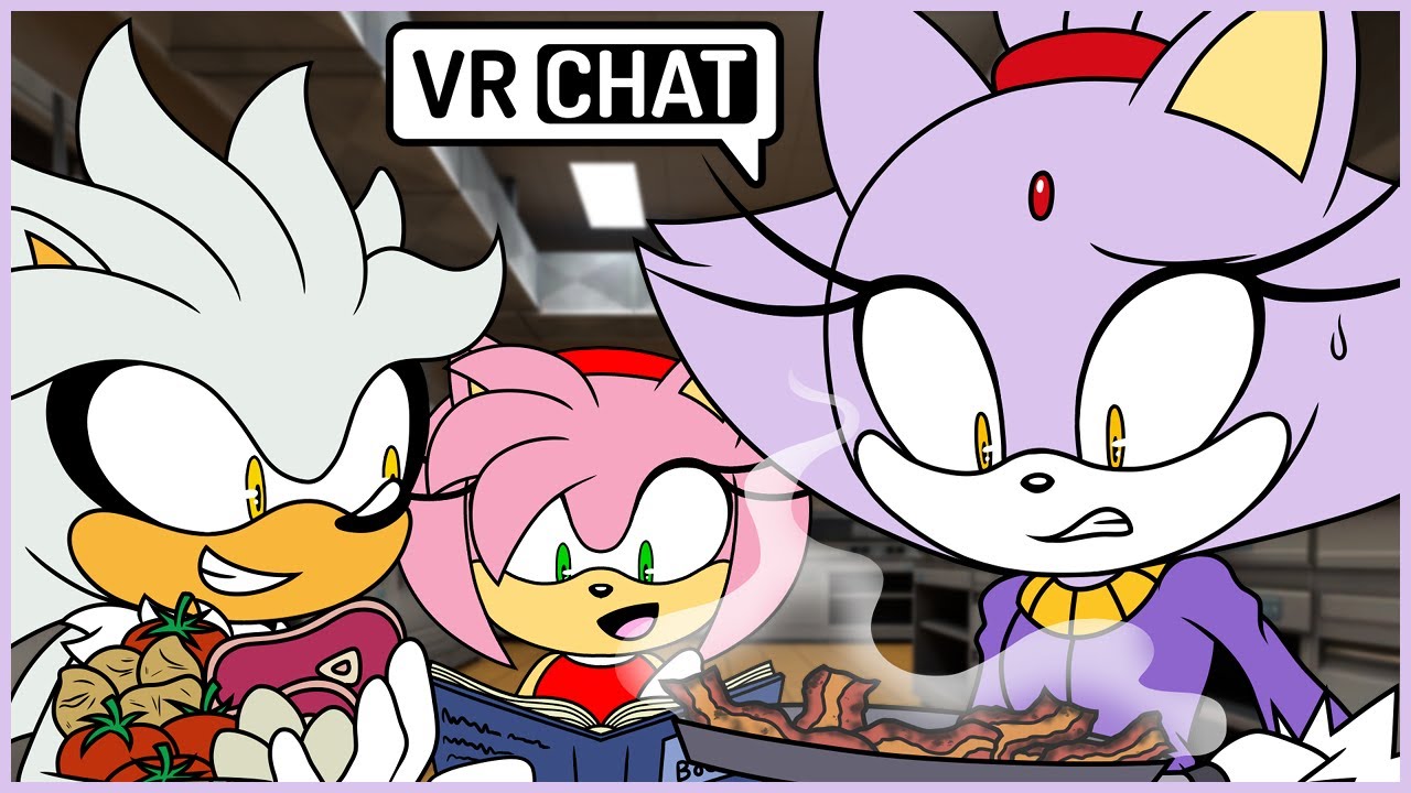 Silver & Amy Teach Blaze How To Cook! (VR Chat)