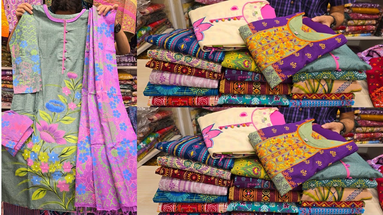 অরধেক দামে আড়ং কটনের রেডি থ্রিপিস কালেকশন / পাইকারি কিনলে দাম আরো কমবে। readymade collection